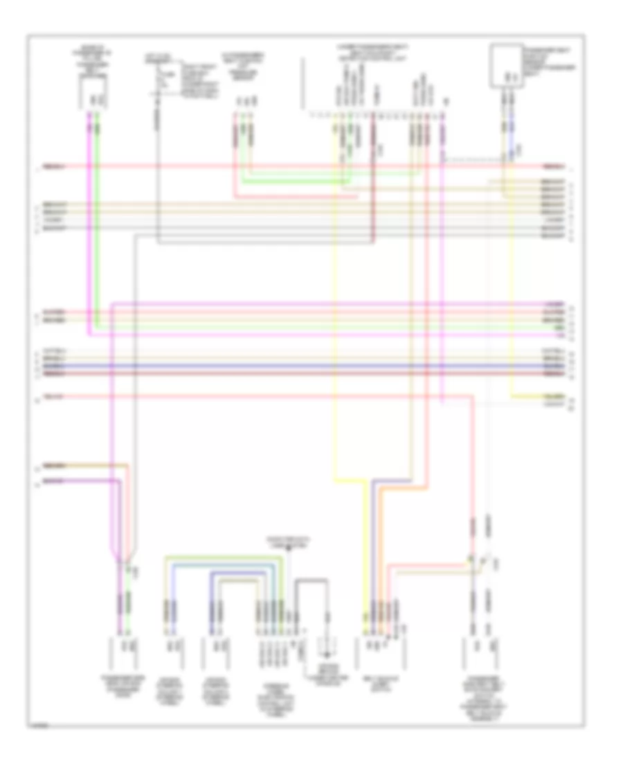 Supplemental Restraints Wiring Diagram (2 of 3) for Porsche Boxster 2013