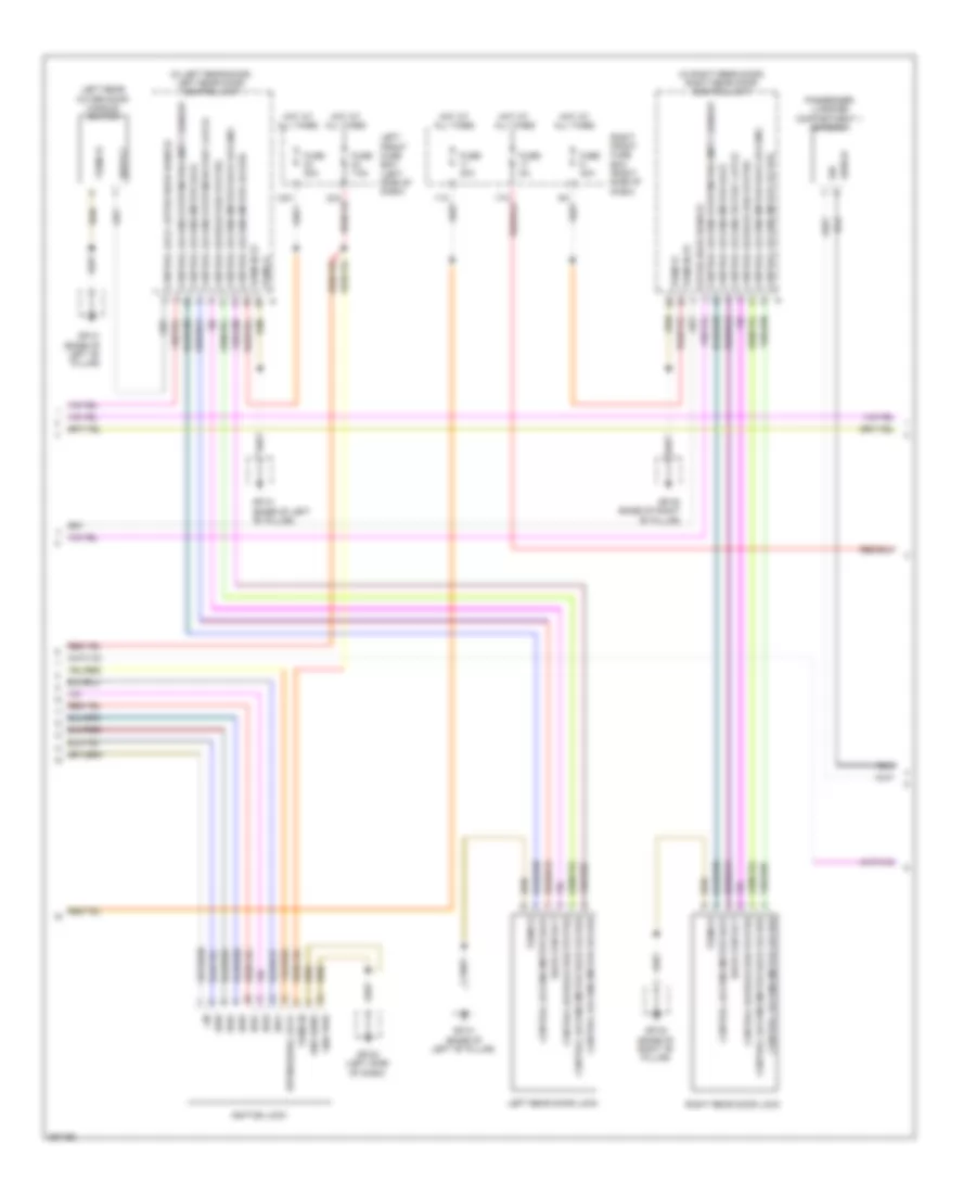 Anti-theft Wiring Diagram (2 of 3) for Porsche Cayenne 2013