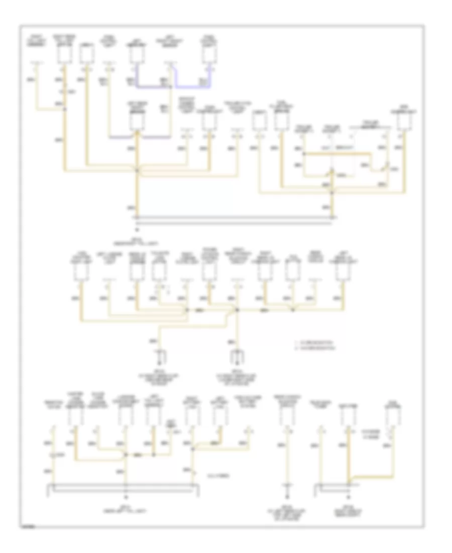 Ground Distribution Wiring Diagram 6 of 6 for Porsche Cayenne Diesel 2013