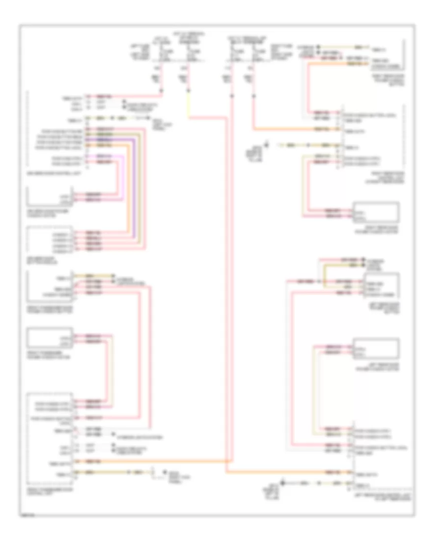 Power Windows Wiring Diagram for Porsche Cayenne GTS 2013