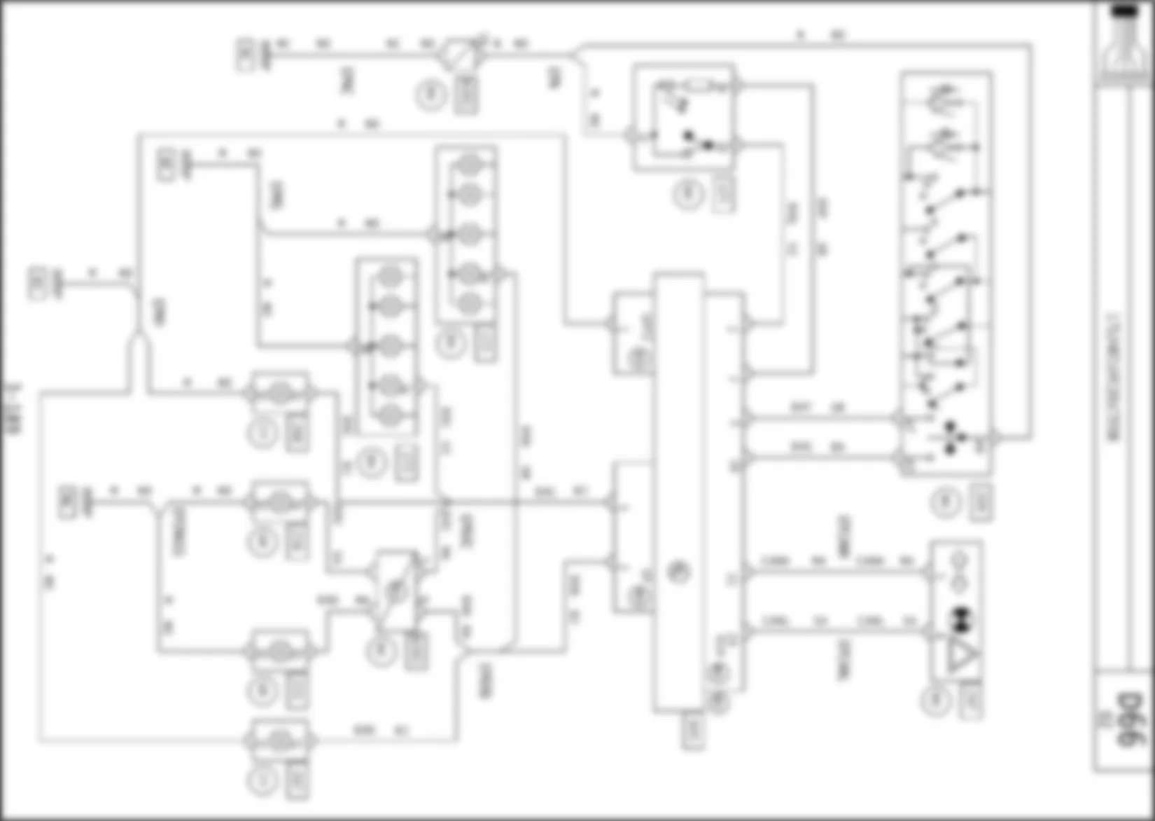 Электросхема УКАЗ. ПОВОР. В РЕЖ. УКАЗ. ПОВОР. И АВАР. СИГН. для Renault Avantime 2001-2003 2002-04-15