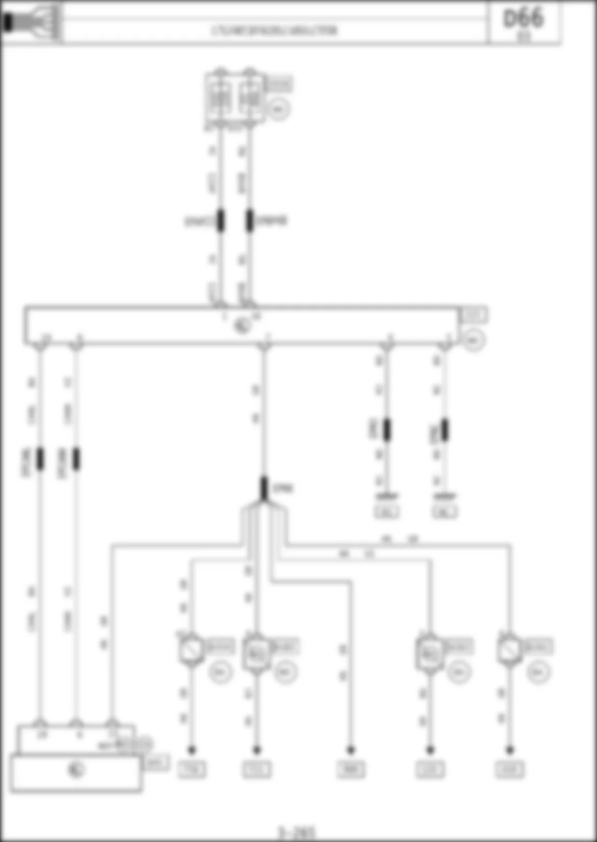 Электросхема ДИАГНОСТИЧ. РАЗЪЕМ для Renault Avantime 2001-2003 2003-04-01