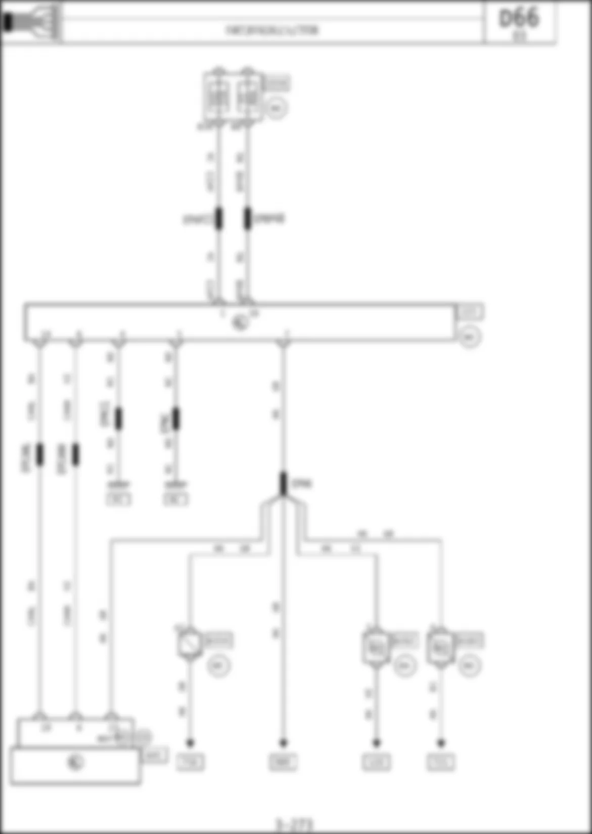 Электросхема ДИАГНОСТИЧ. РАЗЪЕМ для Renault Avantime 2001-2003 2003-04-01