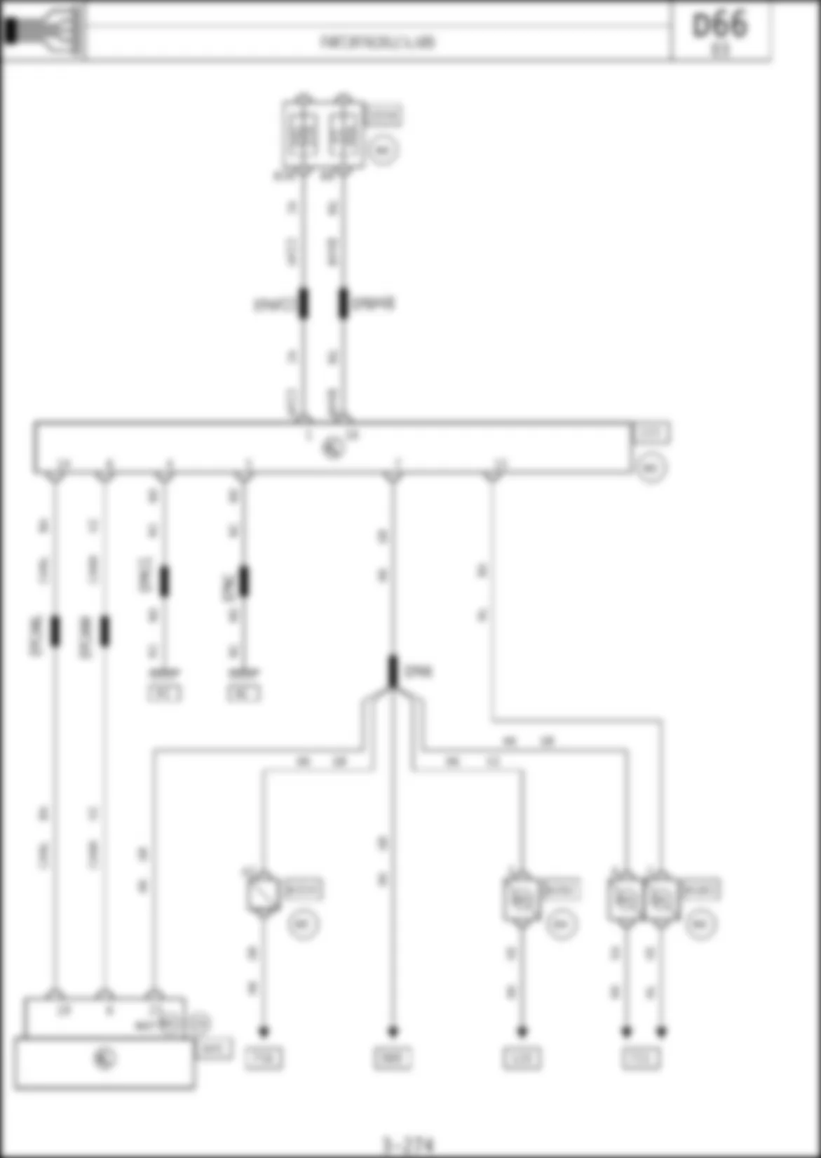 Электросхема ДИАГНОСТИЧ. РАЗЪЕМ для Renault Avantime 2001-2003 2003-04-01