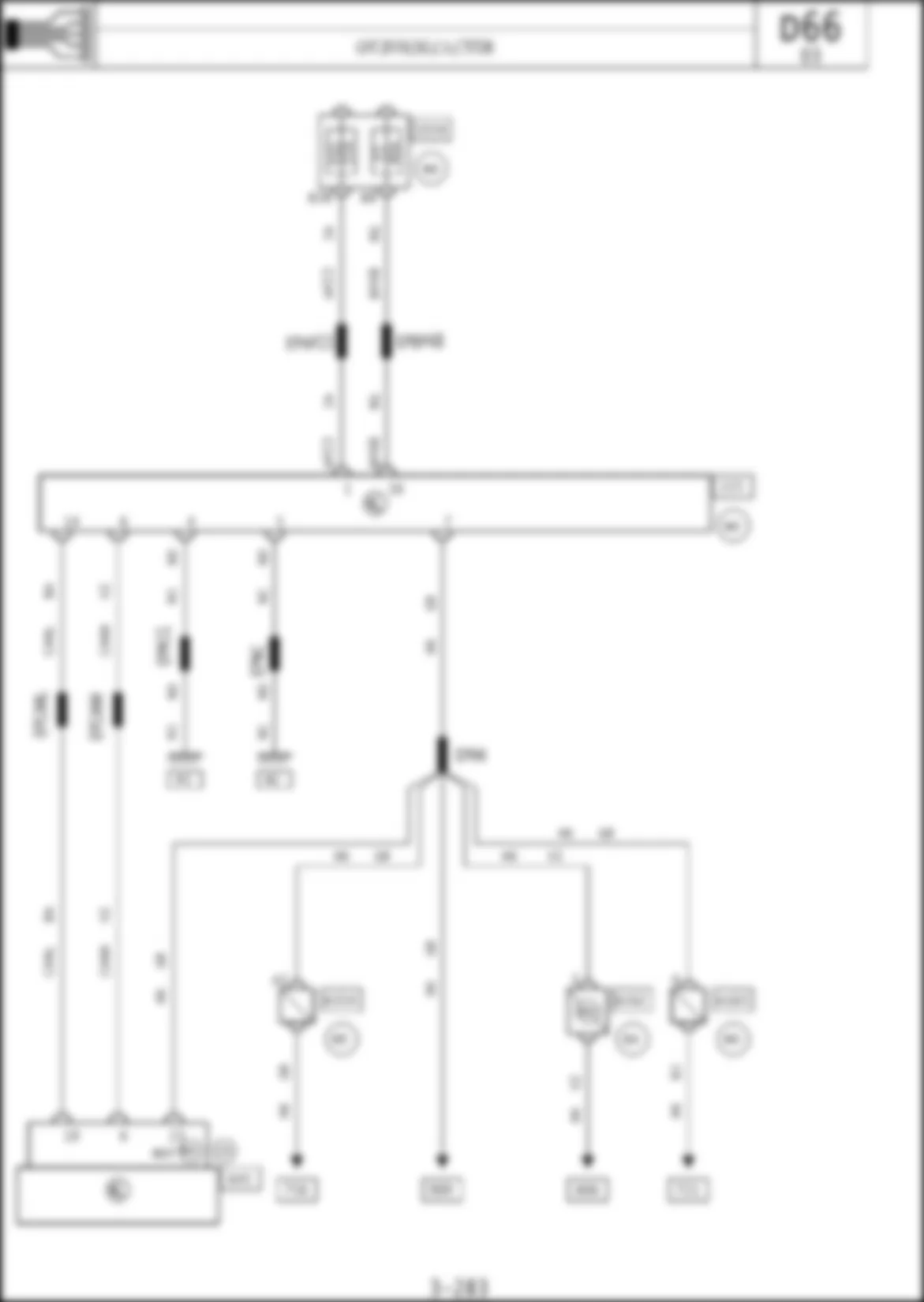 Электросхема ДИАГНОСТИЧ. РАЗЪЕМ для Renault Avantime 2001-2003 2003-04-01