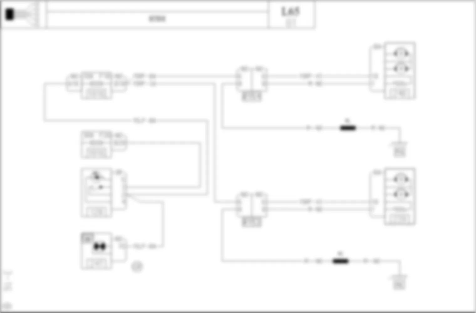 Электросхема ОБОГРЕВ НАРУЖНЫХ ЗЕРКАЛ ЗАДНЕГО ВИДА для Renault Clio II 1999-2008