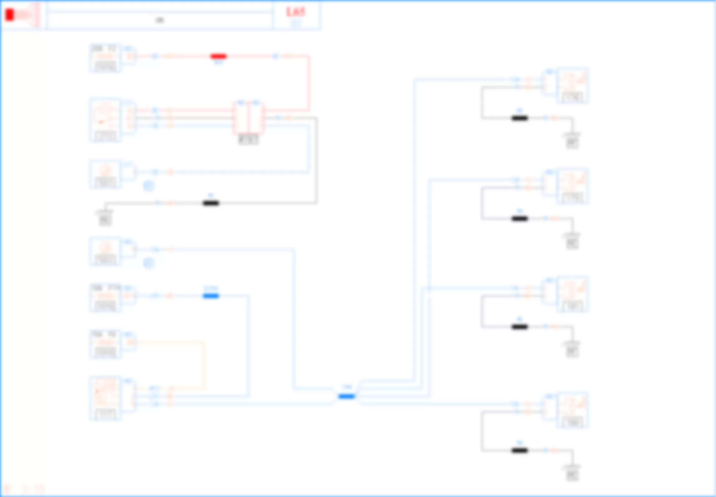 Электросхема ВНУТР. ОСВЕЩ. И ЗУММ. ОСТАВ. НЕВЫКЛ. ОСВЕЩ. для Renault Clio II 1999-2008