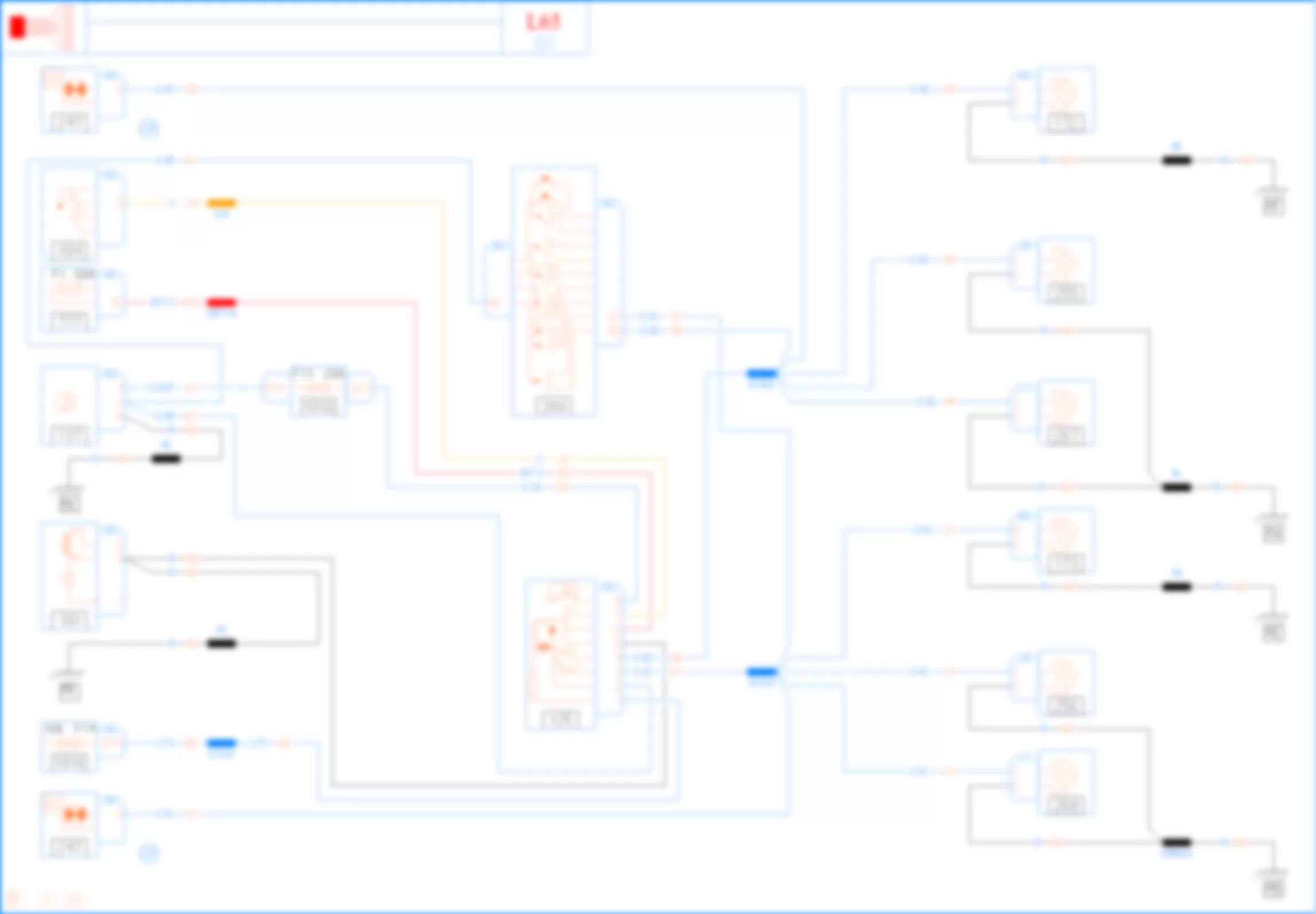 Электросхема УКАЗ. ПОВОР. В РЕЖ. УКАЗ. ПОВОР. И АВАР. СИГН. для Renault Clio II 1999-2008