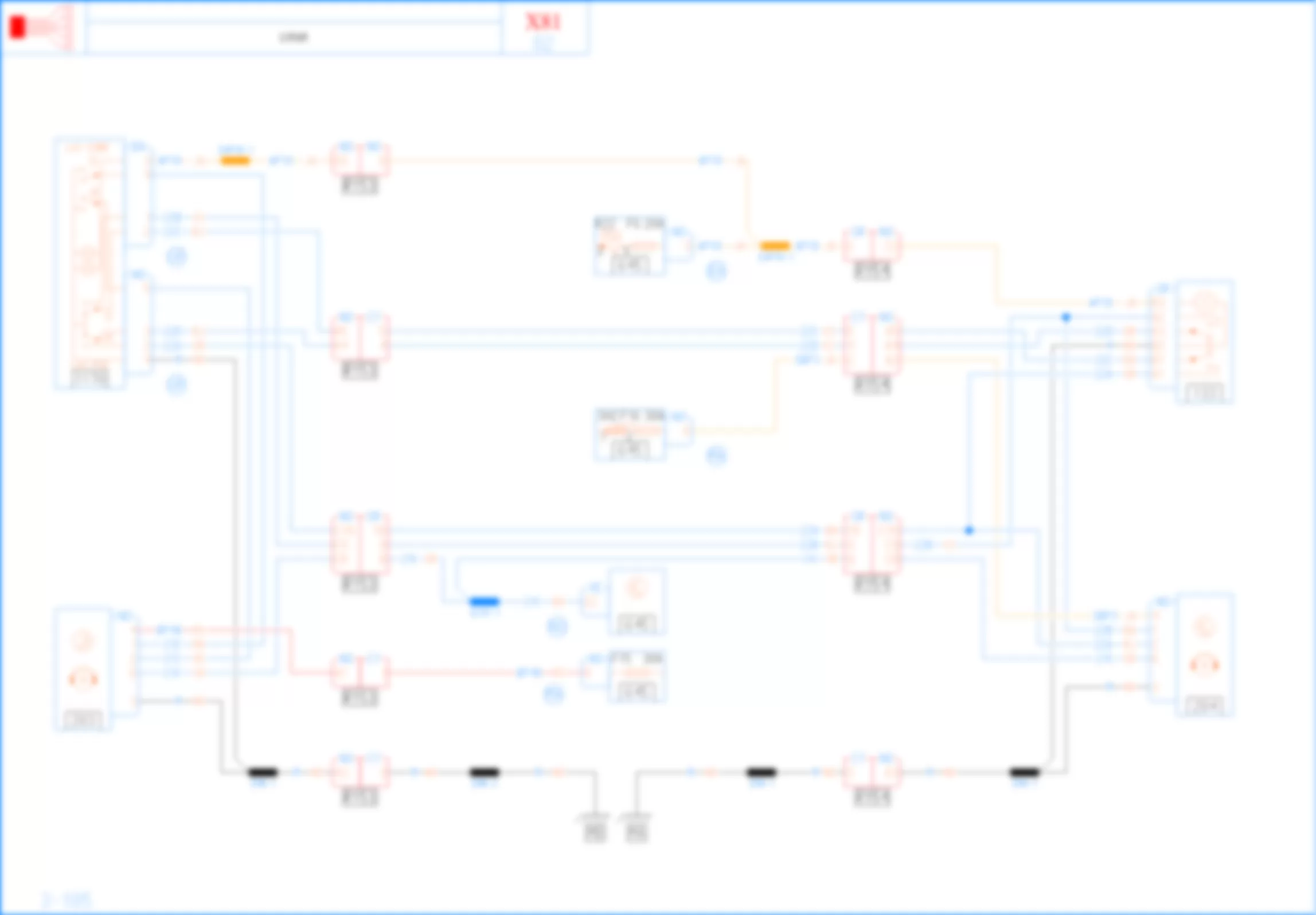 Электросхема ПЕРЕДНИЕ СТЕКЛОПОД. С ЭЛЕКТРОПРИВОДОМ для Renault Espace IV 2002-2014