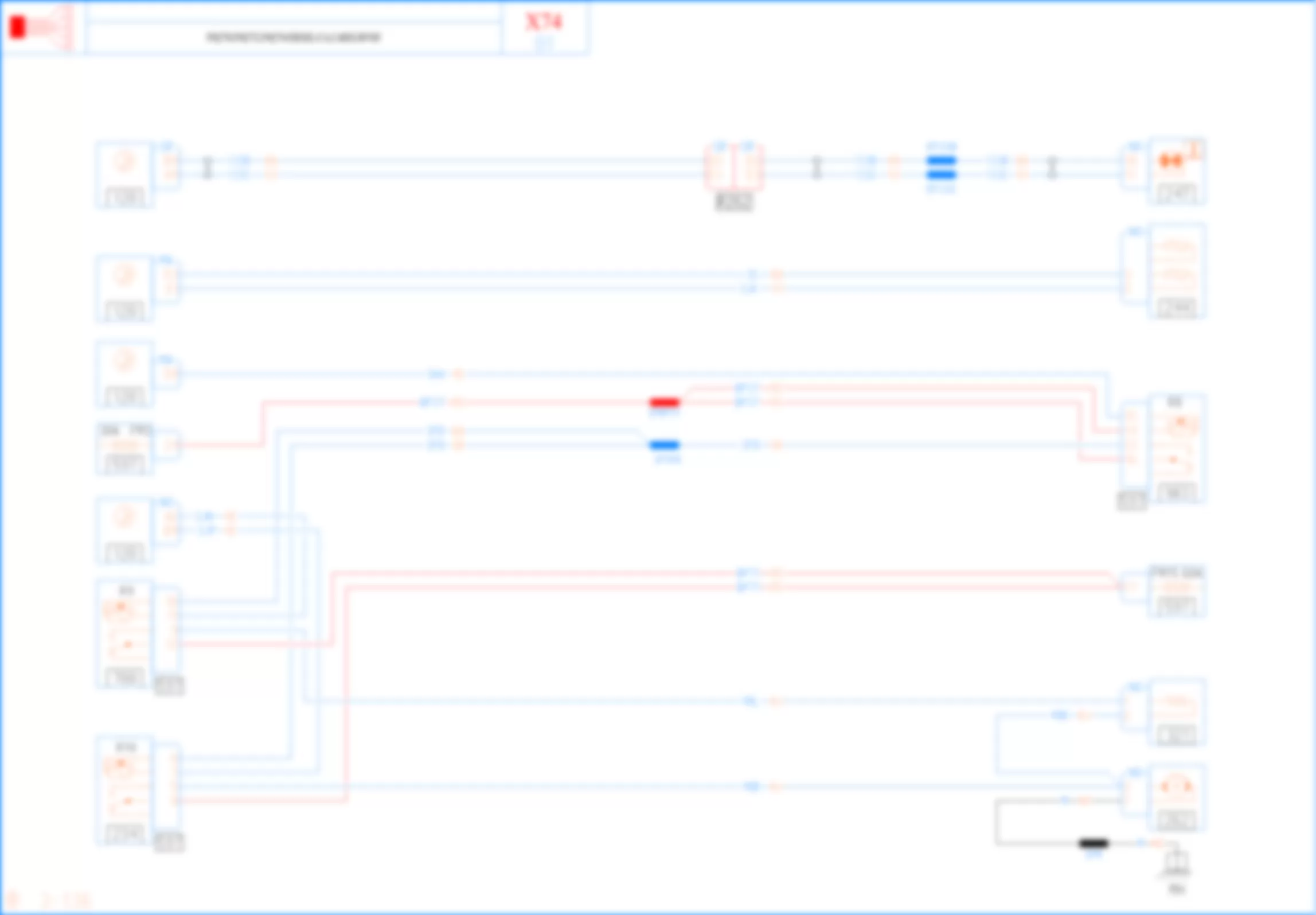 Электросхема СИСТЕМА ОХЛАЖДЕНИЯ ДВИГАТЕЛЯ для Renault Laguna II 2001-2008 2001-01-22