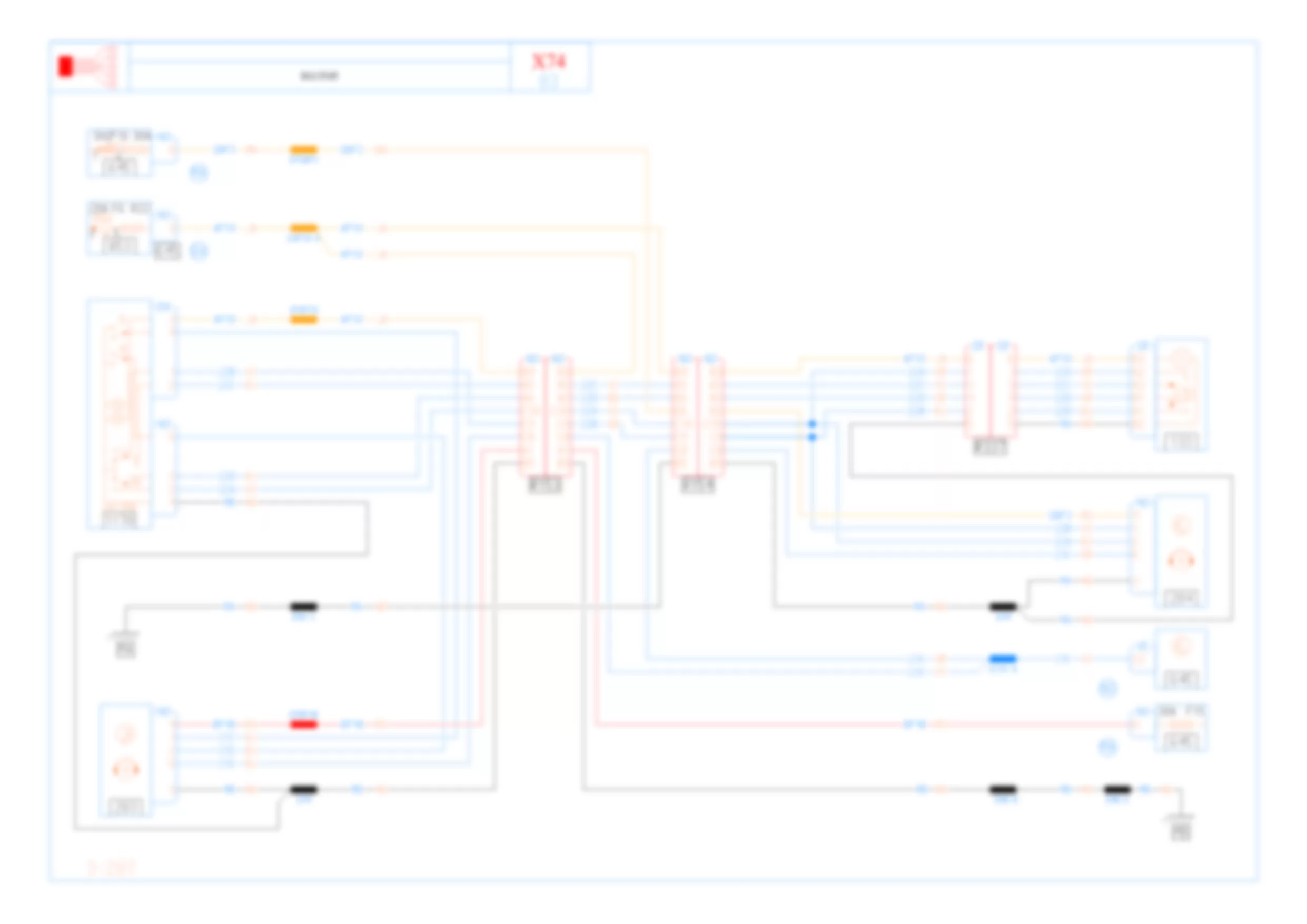 Электросхема ПЕРЕДНИЕ СТЕКЛОПОД. С ЭЛЕКТРОПРИВОДОМ для Renault Laguna II 2001-2008 2002-11-18