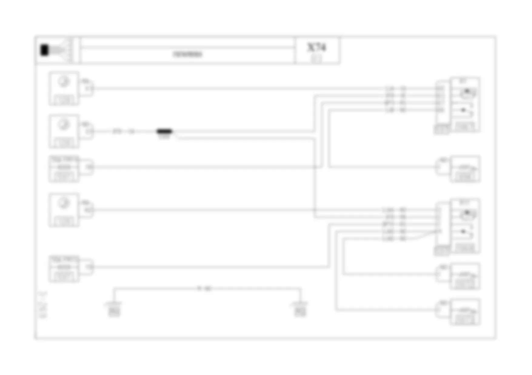 Электросхема ПОГРУЖНЫЕ ПОДОГРЕВАТЕЛИ для Renault Laguna II 2001-2008 2002-11-18