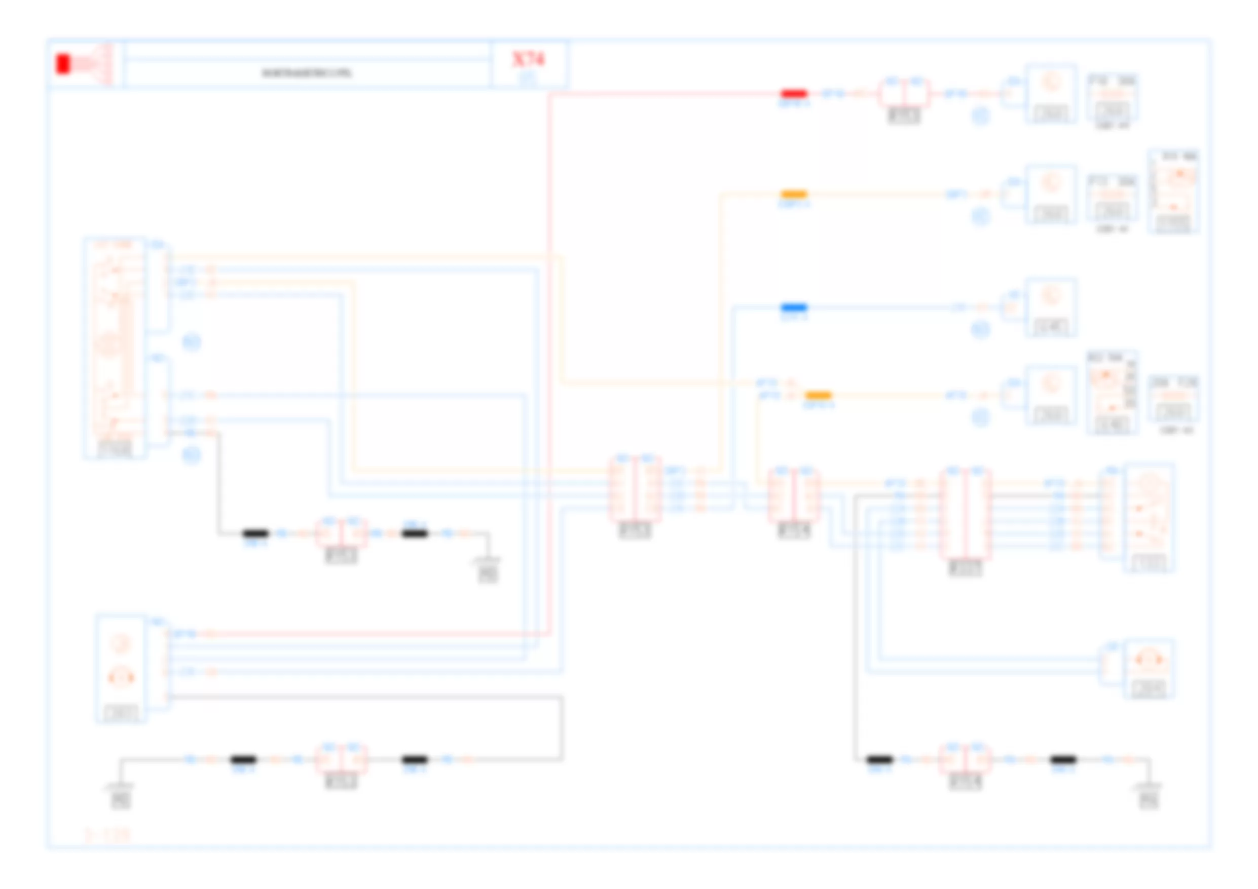 Электросхема ПЕРЕДНИЕ СТЕКЛОПОД. С ЭЛЕКТРОПРИВОДОМ для Renault Laguna II 2001-2008 2005-08-29