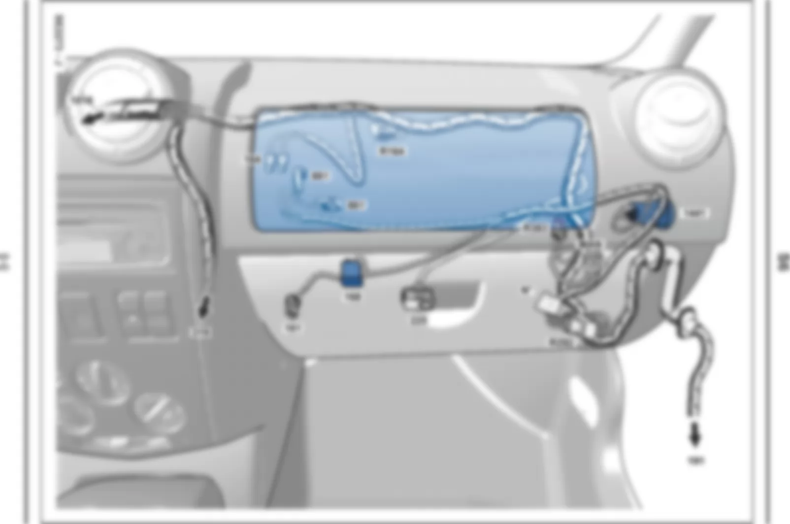 Где находится 1441 - КЛ. ОТКЛЮЧЕНИЯ ПОДУШКИ БЕЗОП. ПАСС. для Renault Logan I 2005-2014 07-2004