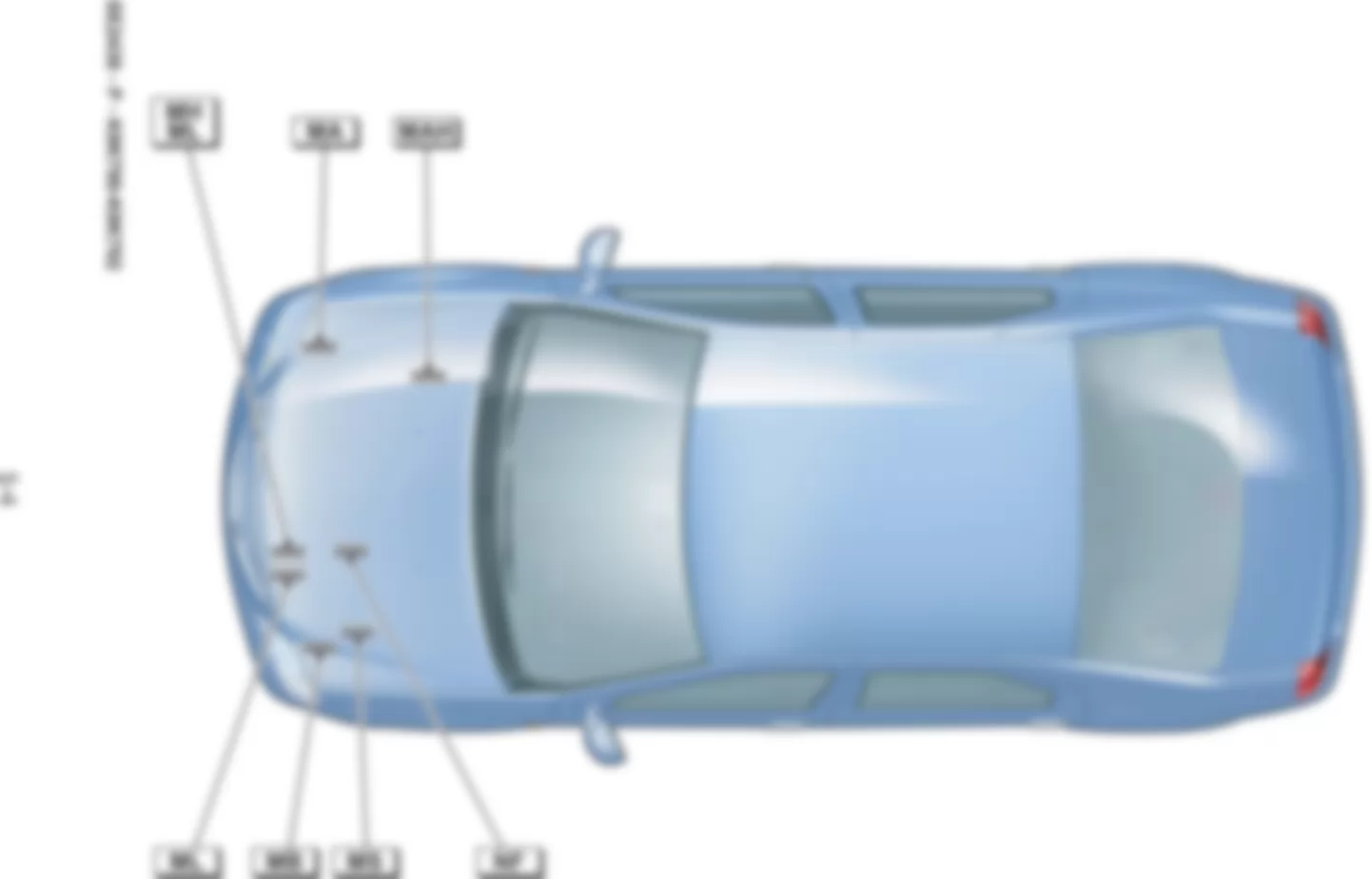Расположение подключения масс Заземления для Renault Logan I 2005-2014 2006-08-21