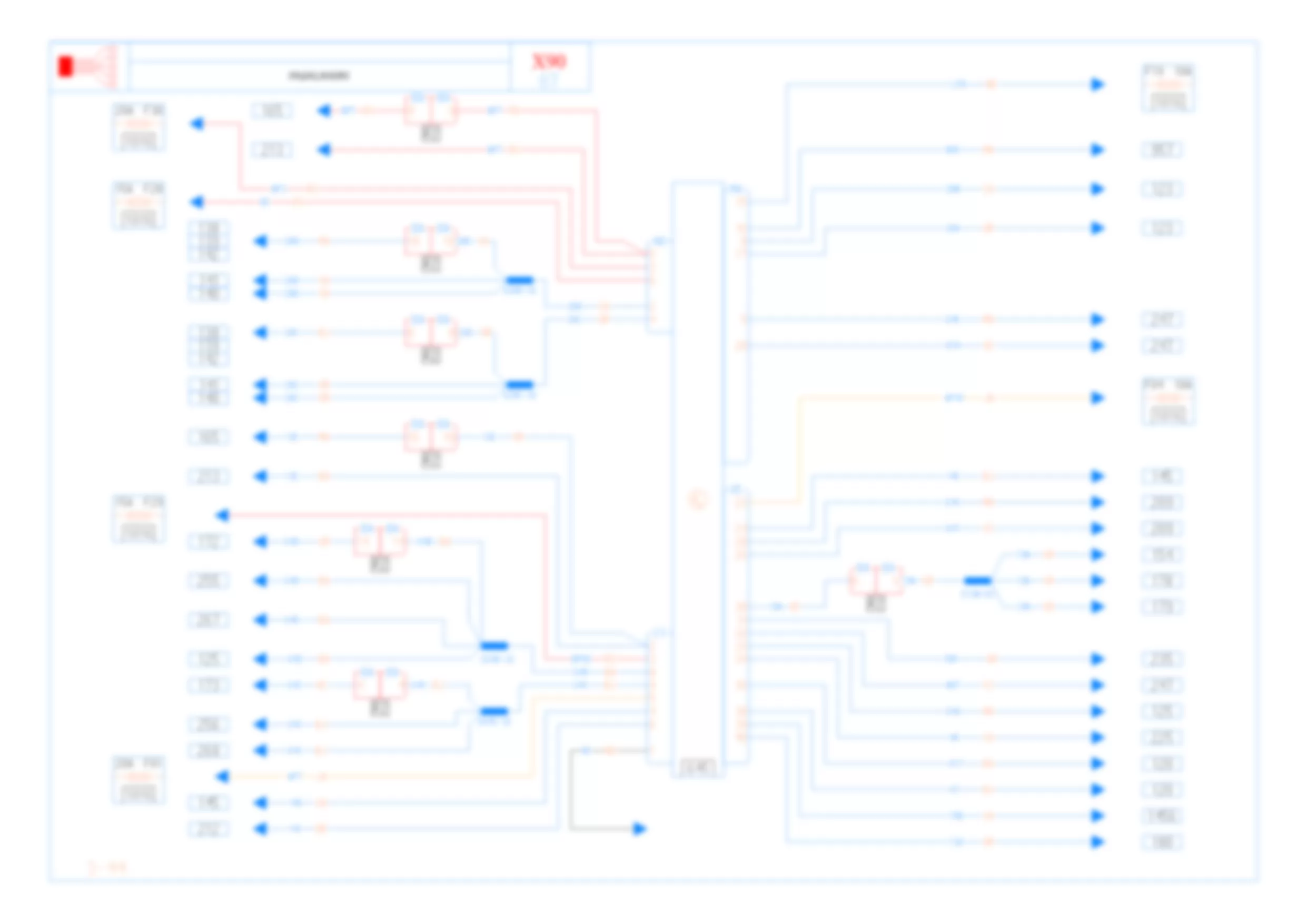 Электросхема КОММУТАЦИОННЫЙ БЛОК САЛОНА для Renault Logan I 2005-2014 2007-03-19