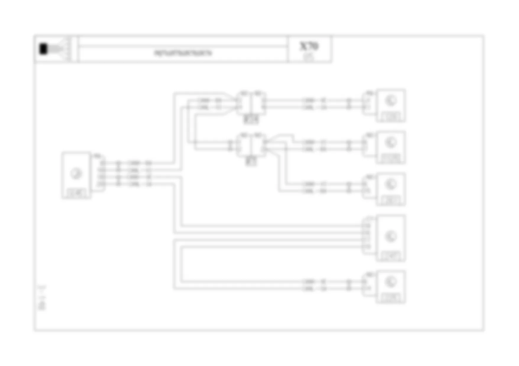 Электросхема МУЛЬТИПЛЕКСНАЯ СЕТЬ для Renault Master II 1999-2010 2004-12-10
