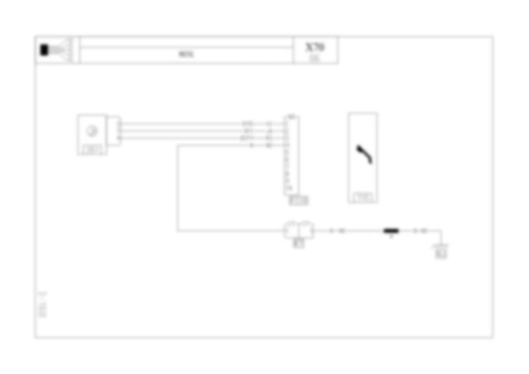 Электросхема РАДИОТЕЛЕФОН для Renault Master II 1999-2010 2006-07-24