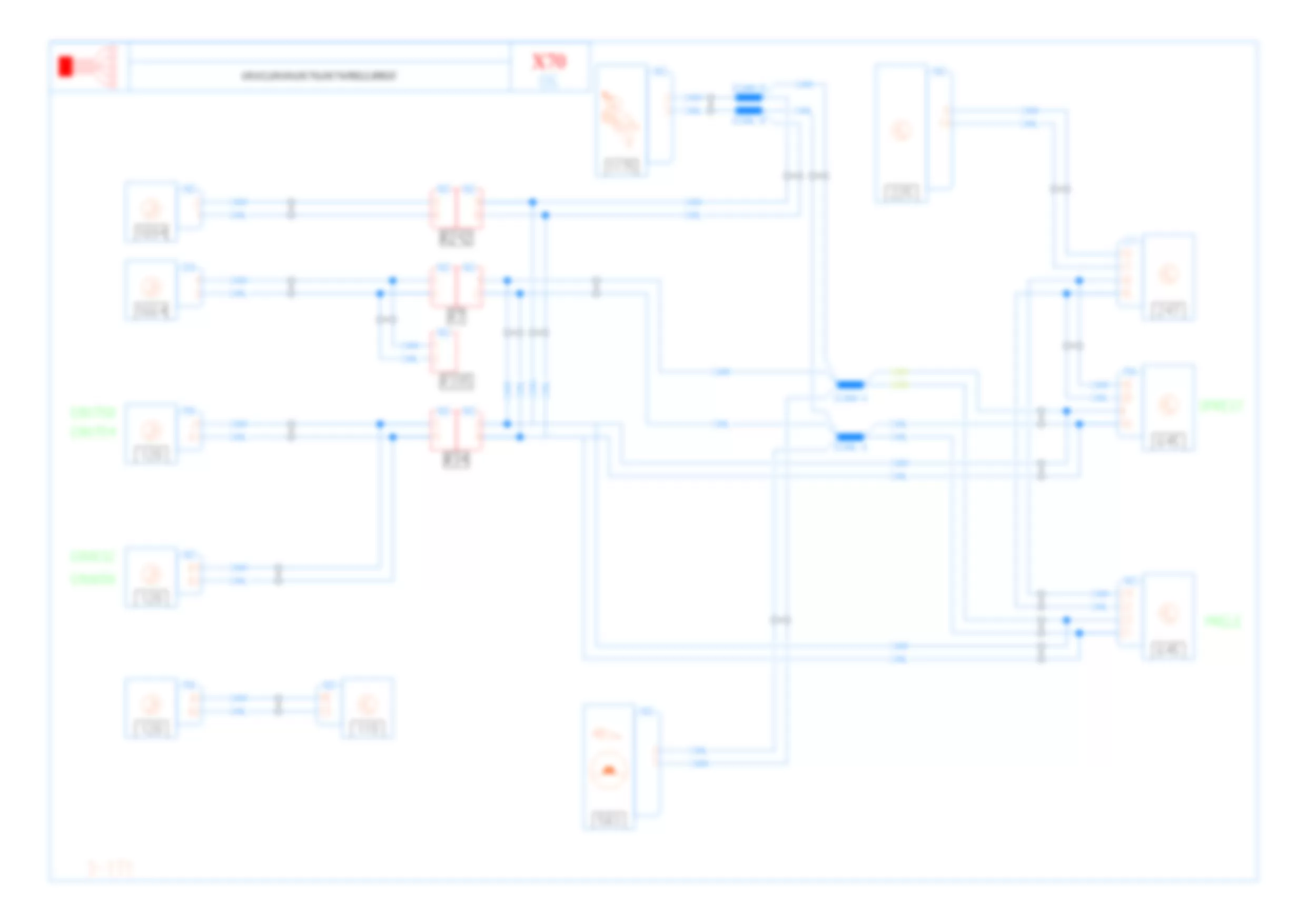 Электросхема МУЛЬТИПЛЕКСНАЯ СЕТЬ для Renault Master II 1999-2010 2006-07-24