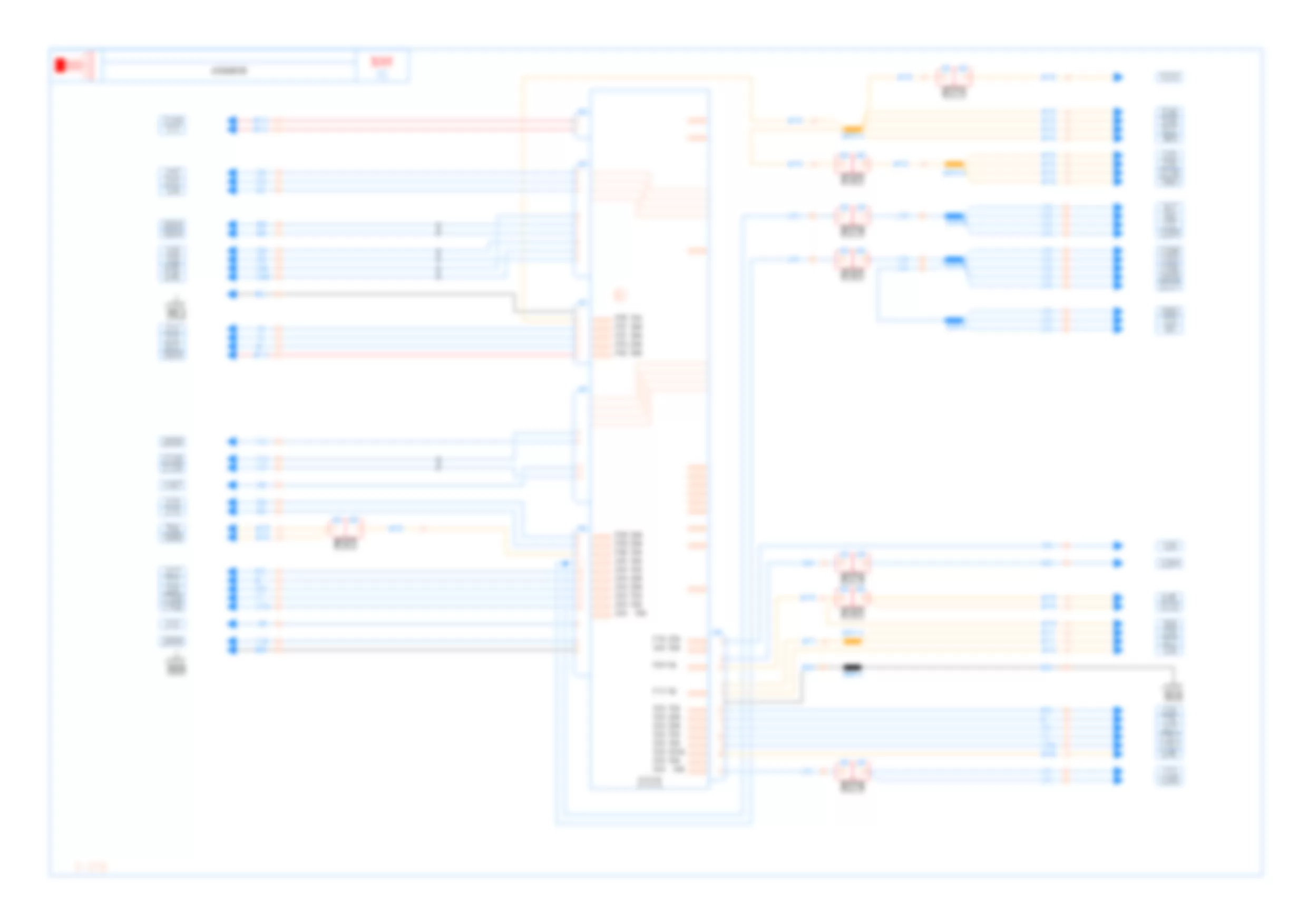 Электросхема БЛОК ЗАЩИТЫ И КОММУТАЦИИ, САЛОН для Renault Megane III 2009-2016 2015-04-27