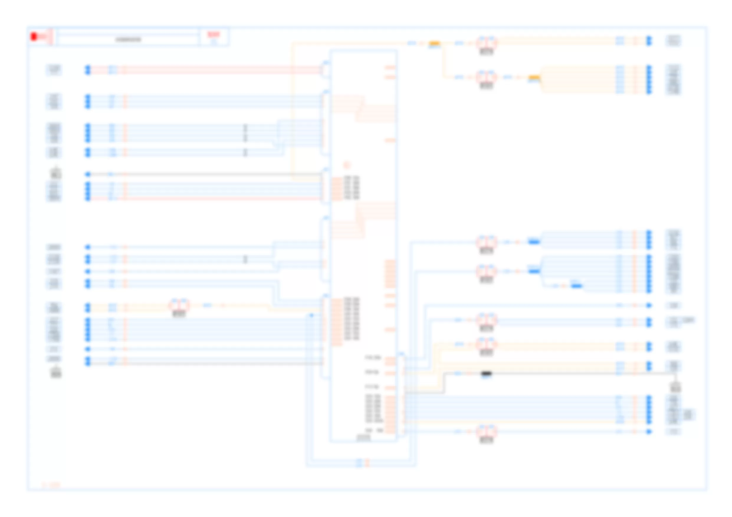 Электросхема БЛОК ЗАЩИТЫ И КОММУТАЦИИ, САЛОН для Renault Megane III 2009-2016 2015-04-27