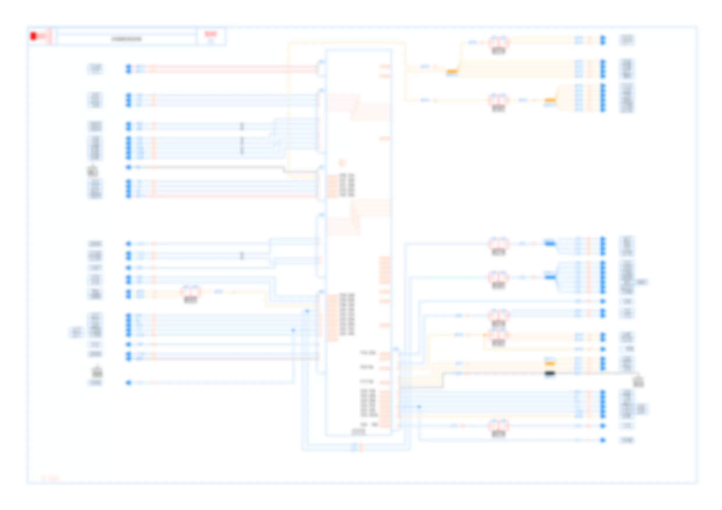 Электросхема БЛОК ЗАЩИТЫ И КОММУТАЦИИ, САЛОН для Renault Megane III 2009-2016 2015-04-27