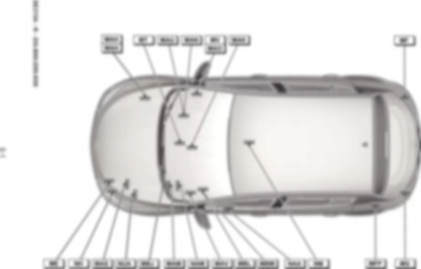 Расположение подключения масс Заземления для Renault Megane III 2009-2016 2015-04-27