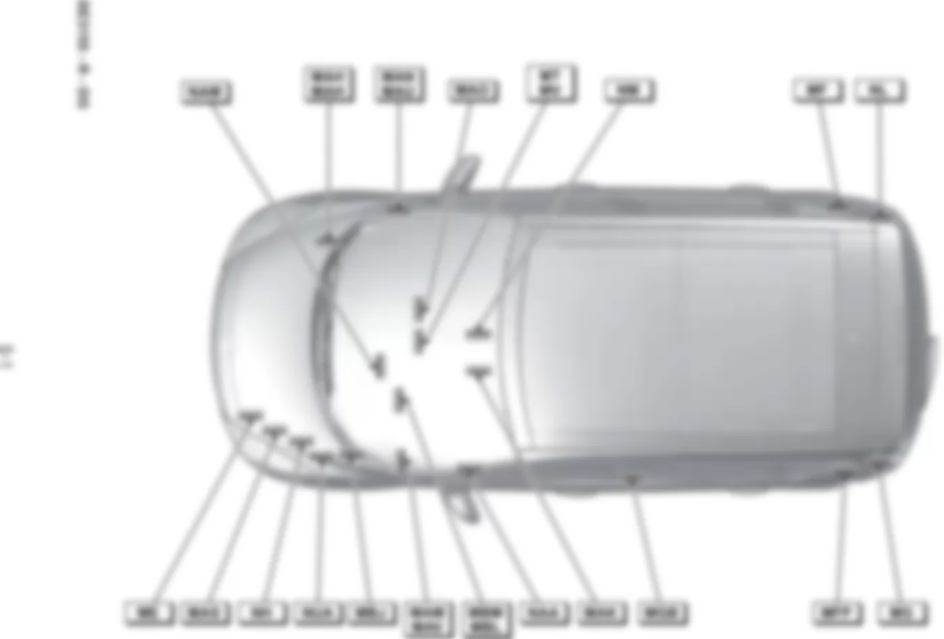 Расположение подключения масс Заземления для Renault Megane Scenic III 2009-2015 2015-04-27