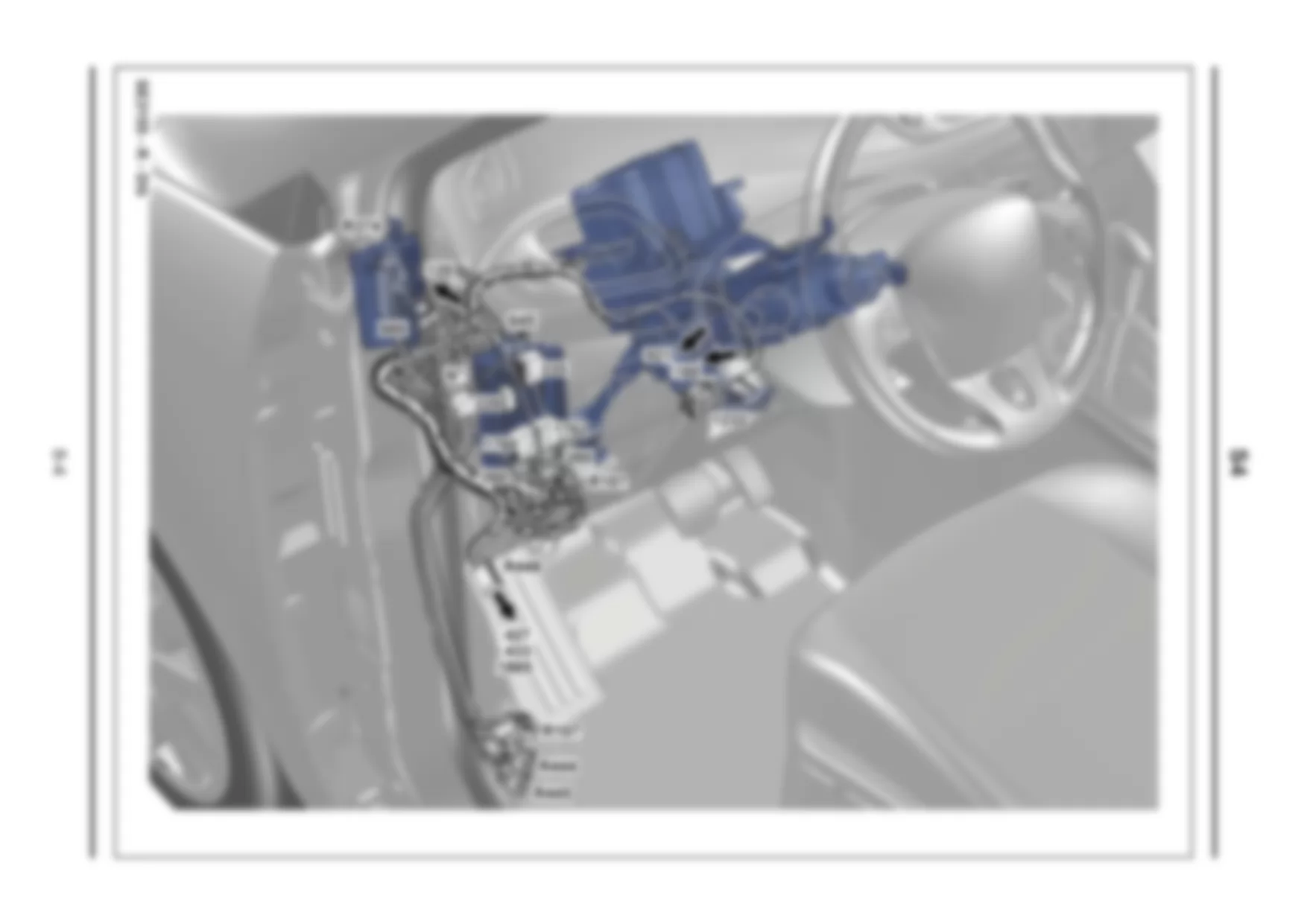 Где находится R374 - СОЕД РАЗЪЕМ ПЕРЕДН ЖГУТА ПРОВОДОВ И ЛЕВОГО ЗАДНЕГО ЖГУТА ПРОВОДОВ для Renault Megane Scenic III 2009-2015 2015-04-27