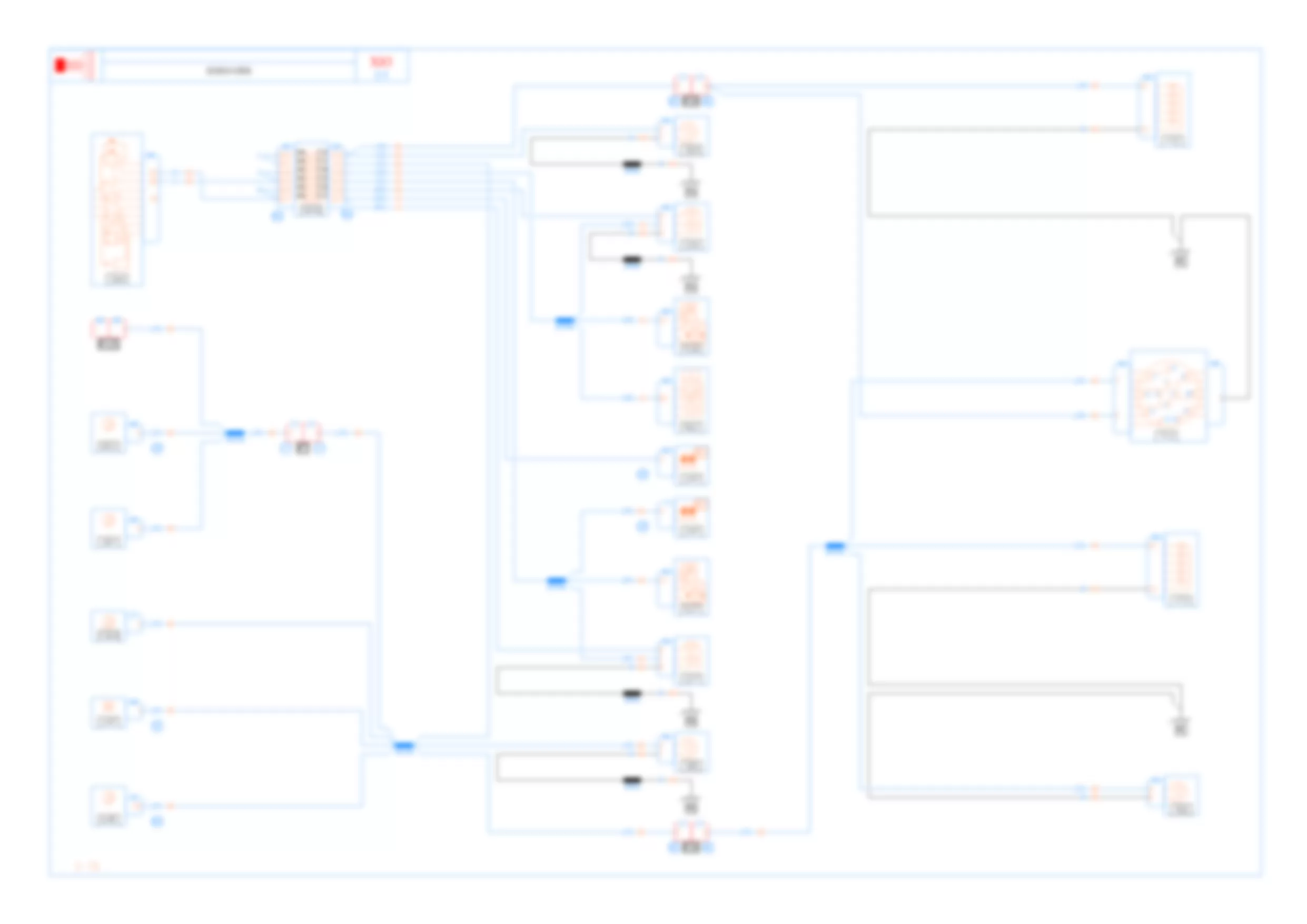 Электросхема ГАБАРИТНЫЕ ОГНИ, БЛИЖНИЙ И ДАЛЬНИЙ СВЕТ ФАР для Renault Trafic II 2001-2014 20-12-2004