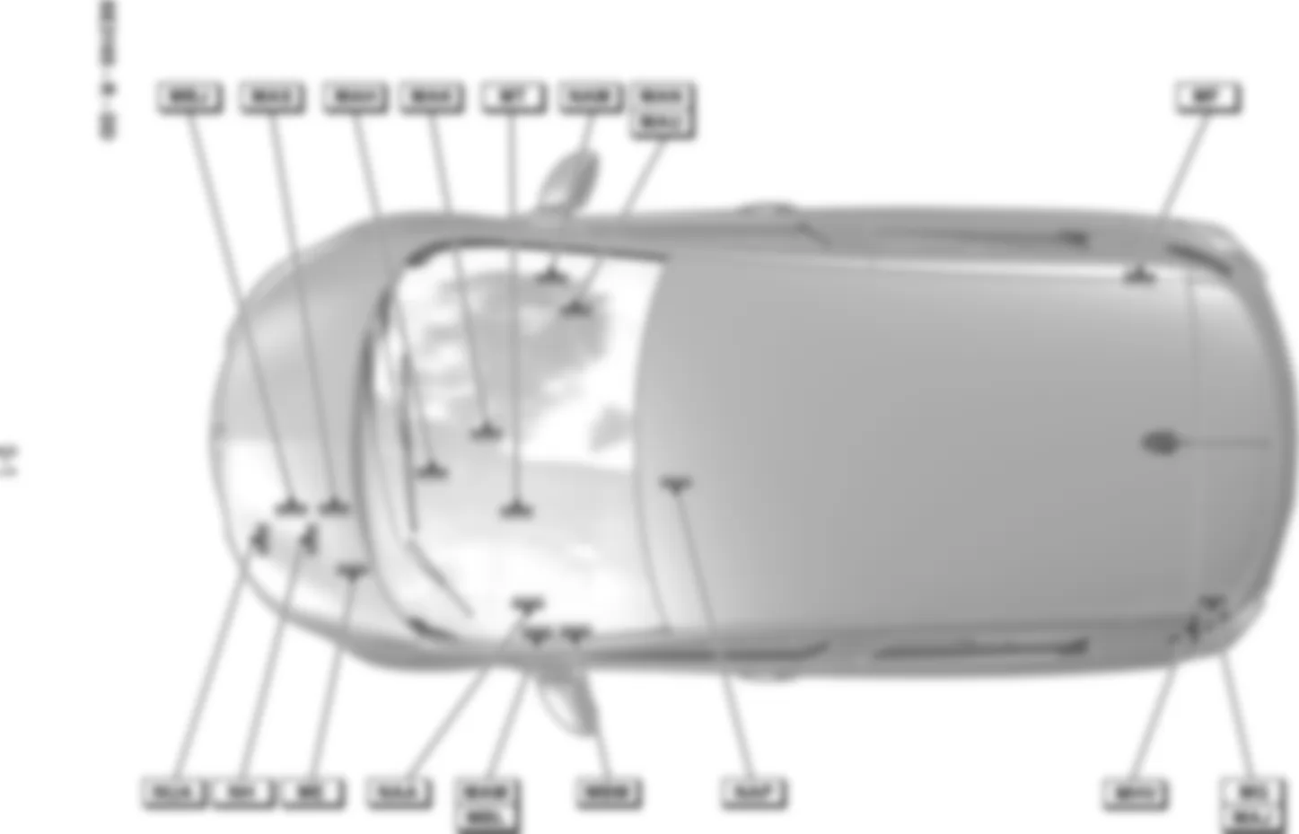Расположение подключения масс Заземления для Renault Zoe 2012-2020 2014-11-03
