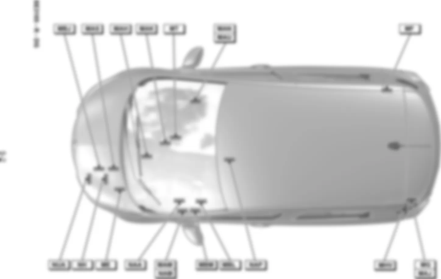 Расположение подключения масс Заземления для Renault Zoe 2012-2020 2014-11-03