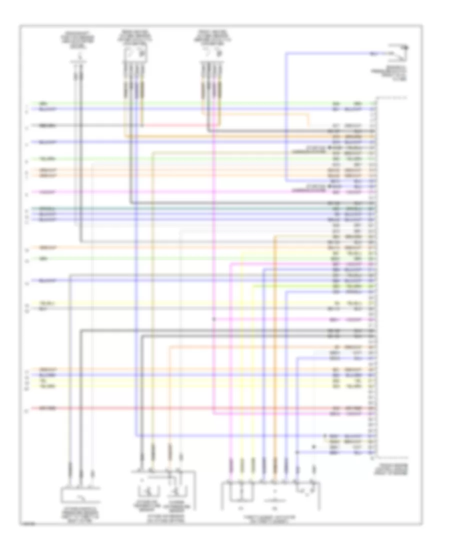 2.0L турбо, Электросхема системы управления двигателем, Кабриолет Except (4 из 4) для Saab 9-3 Arc 2003