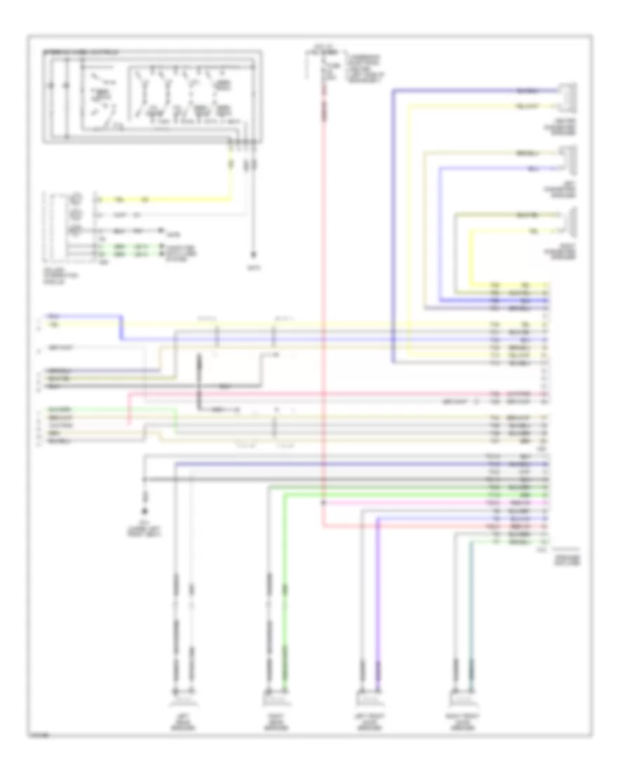 Radio Wiring Diagram, withNavigation, without Bass & Bose Speaker (3 из 3) для Saab 9-3 2.0T 2007