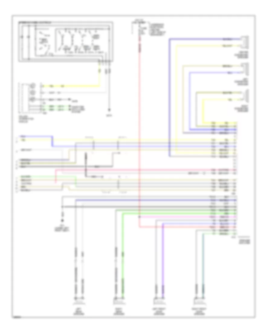 Radio Wiring Diagram, withNavigation, without Bass & Bose Speaker (3 из 3) для Saab 9-3 Turbo X 2008