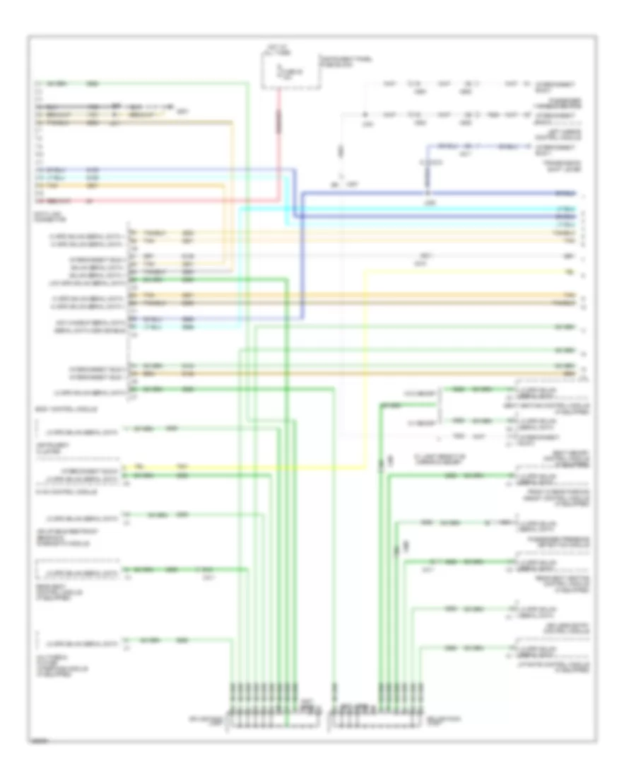 Computer Data Lines Wiring Diagram 1 of 4 for Saab 9 4X Aero 2011