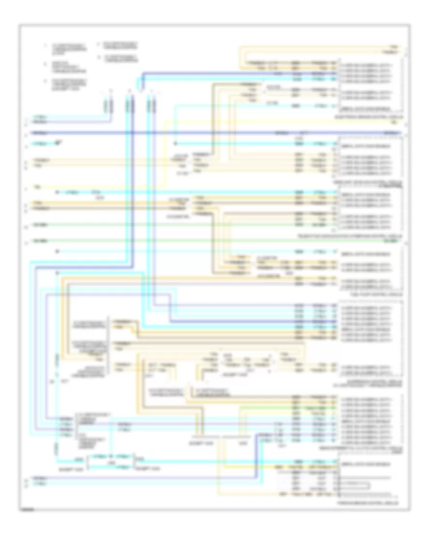 Computer Data Lines Wiring Diagram 3 of 4 for Saab 9 4X Aero 2011