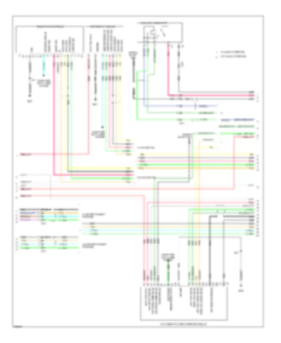 Radio Wiring Diagram, with Amplifier (4 of 6) for Saab 9-4X Aero 2011