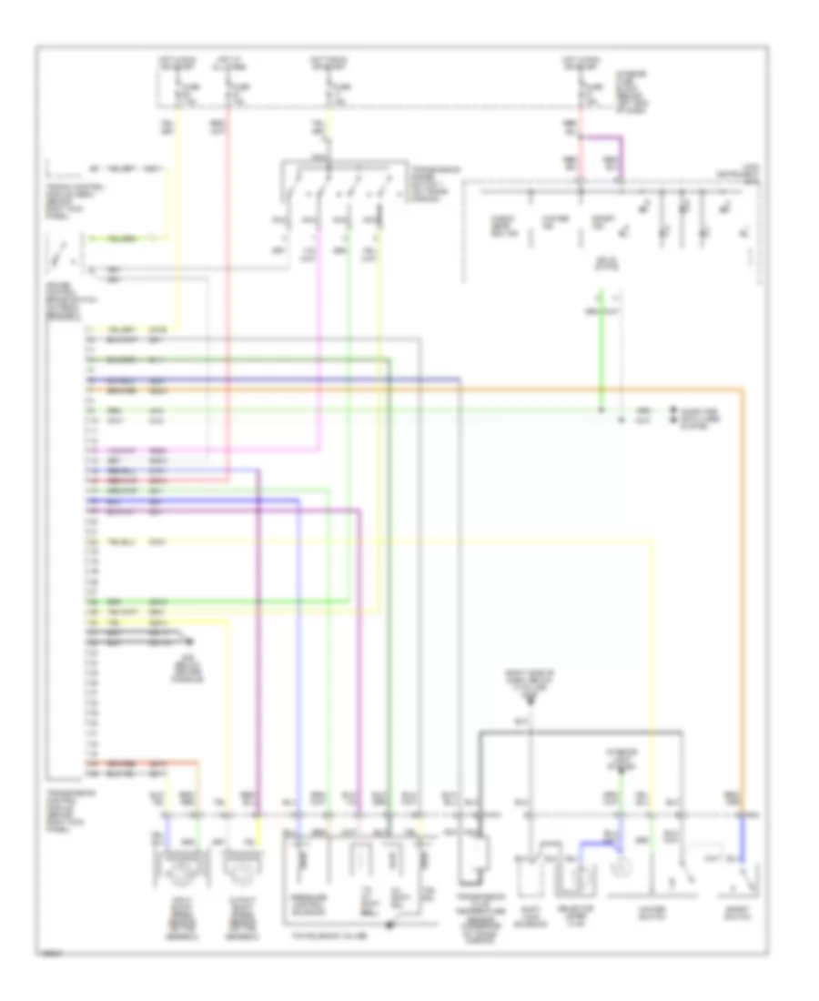 A T Wiring Diagram for Saab 9 3 SE 2001