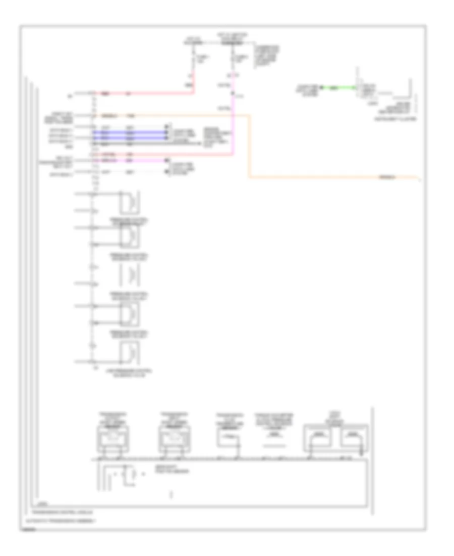 A T Wiring Diagram 1 of 2 for Saab 9 5 Aero 2011