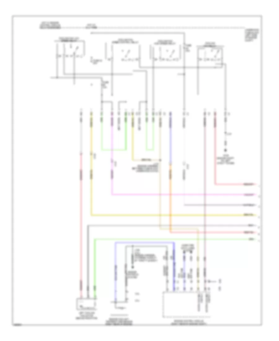 Cooling Fan Wiring Diagram Dual Fans 1 of 2 for Saab 9 5 Aero 2011