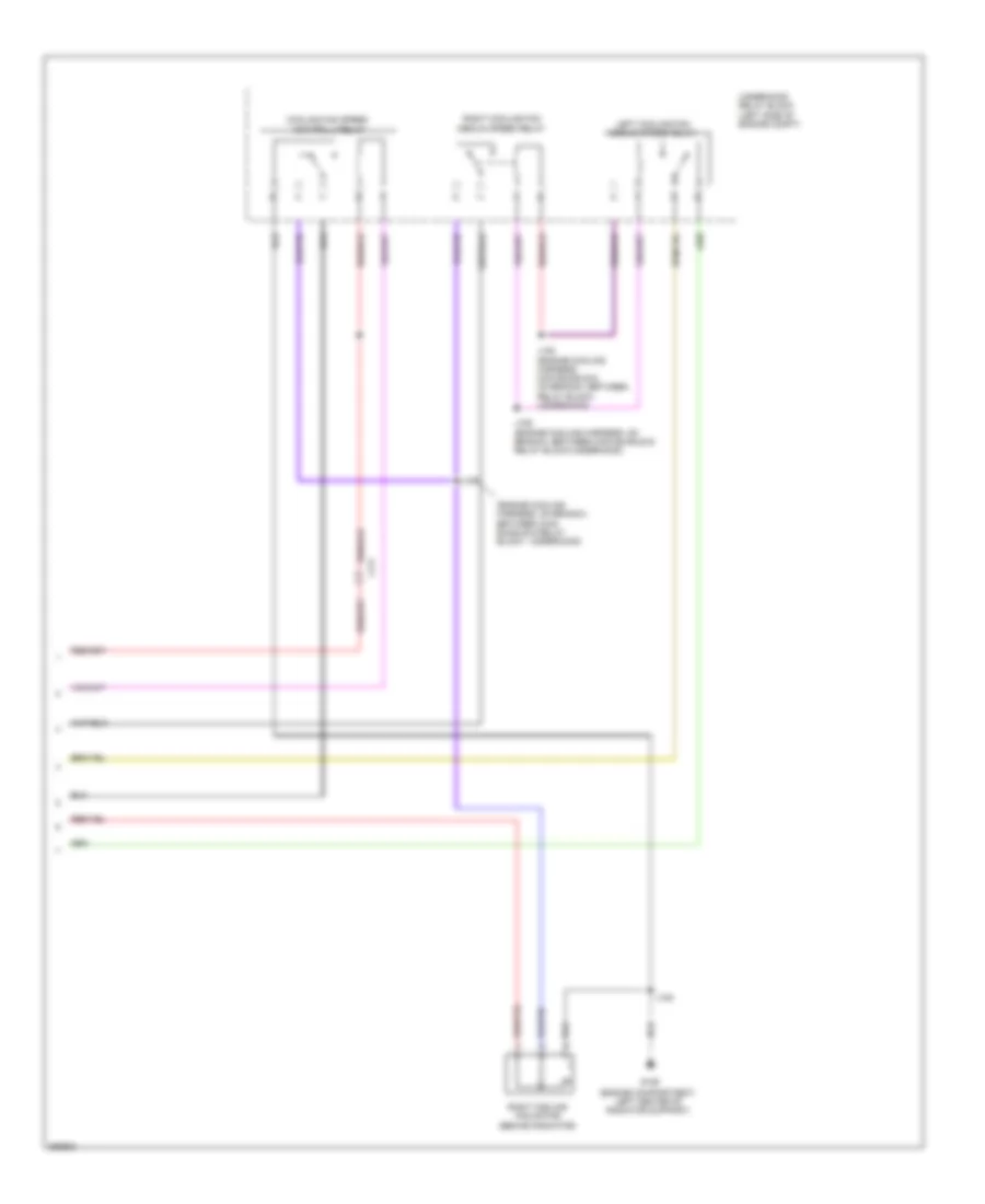 Cooling Fan Wiring Diagram, Dual Fans (2 of 2) for Saab 9-5 Aero 2011