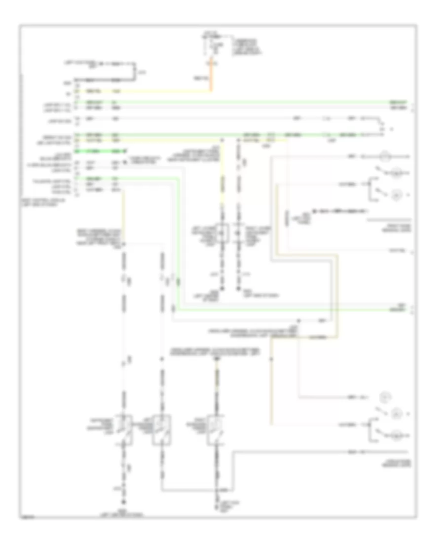 Courtesy Lamps Wiring Diagram 1 of 3 for Saab 9 5 Aero 2011