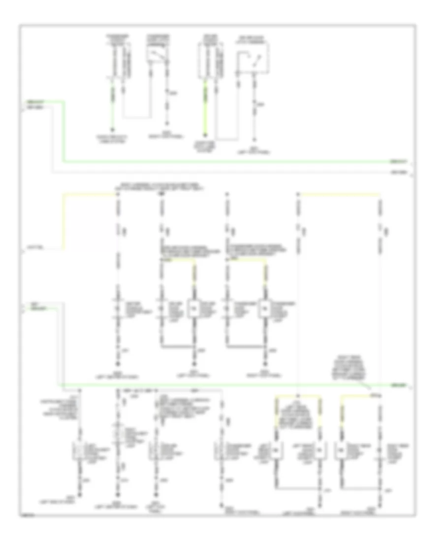 Courtesy Lamps Wiring Diagram (2 of 3) for Saab 9-5 Aero 2011