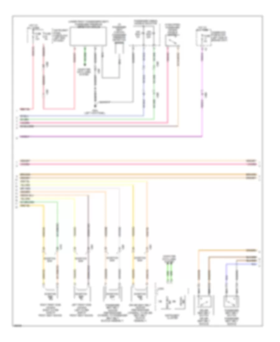 Supplemental Restraints Wiring Diagram (2 of 3) for Saab 9-5 Turbo4 2011