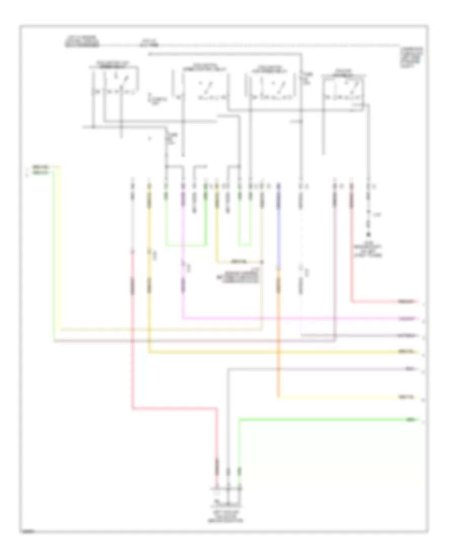 Automatic AC Wiring Diagram, Dual Fans (5 of 6) for Saab 9-5 Turbo4 2011