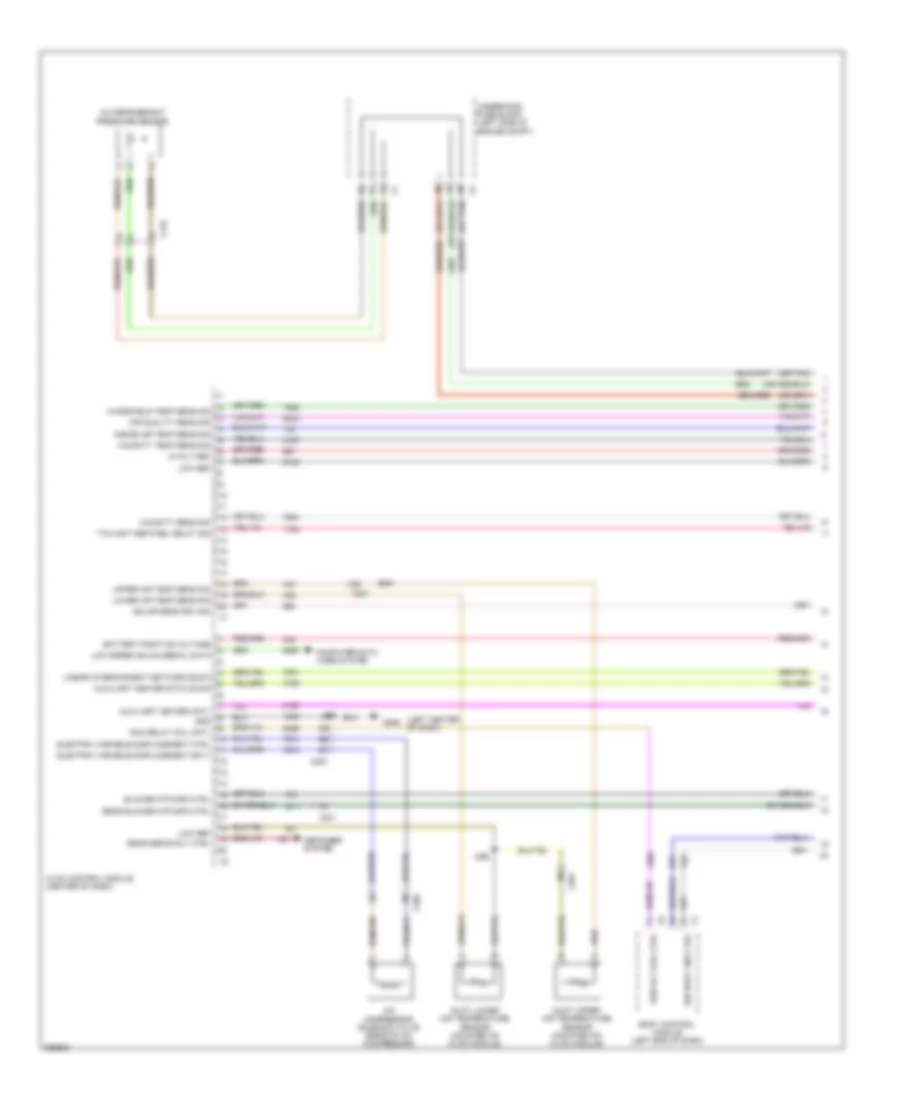 Automatic AC Wiring Diagram, Single Fan (1 of 5) for Saab 9-5 Turbo4 2011