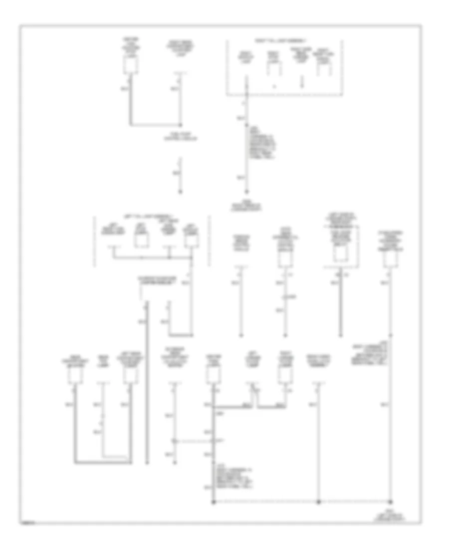 Ground Distribution Wiring Diagram 8 of 8 for Saab 9 5 Turbo4 2011