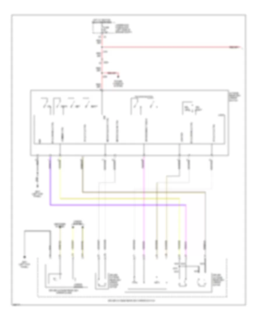 Memory Mirrors Wiring Diagram 1 of 2 for Saab 9 5 Turbo4 2011