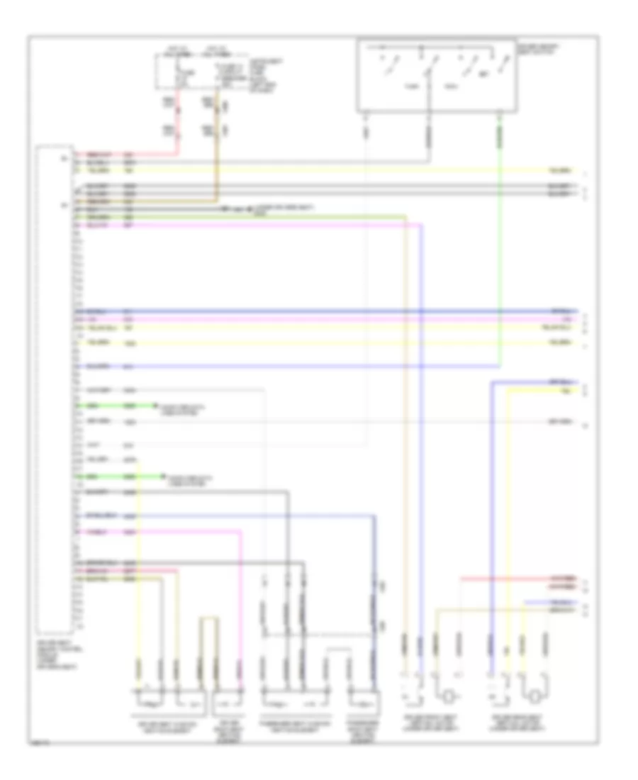 Memory Seat Wiring Diagram 1 of 2 for Saab 9 5 Turbo4 2011